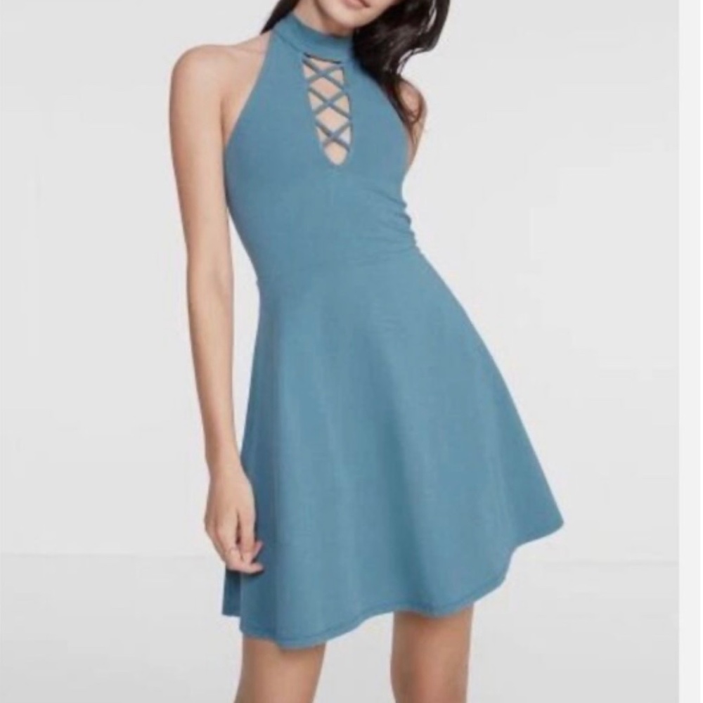 Express Mini Halter Dress